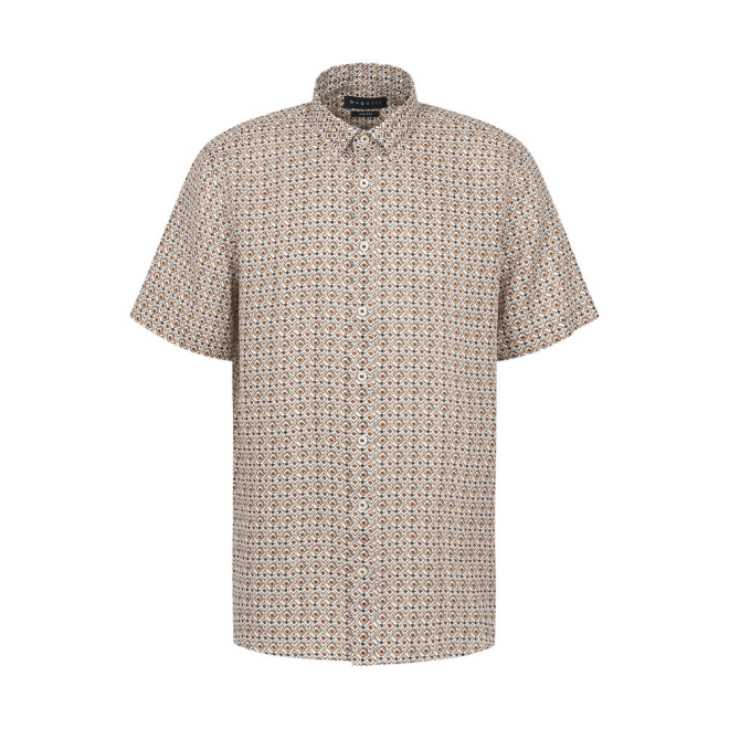 Мужская сорочка короткий рукав Bugatti 78905C/70 9450