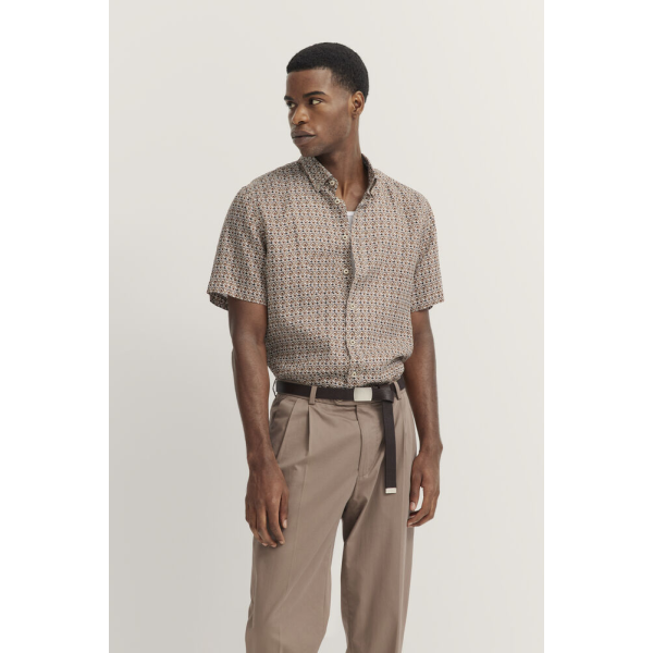 Мужская сорочка короткий рукав Bugatti 78905C/70 9450