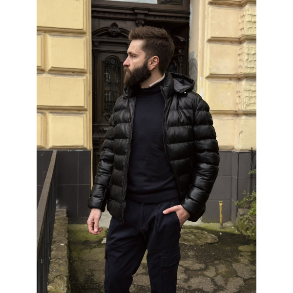 Мужская кожаная куртка Bugatti, 225/067 black