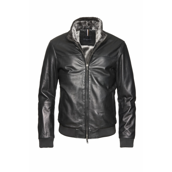Мужская кожаная куртка Bugatti, 225/100 black