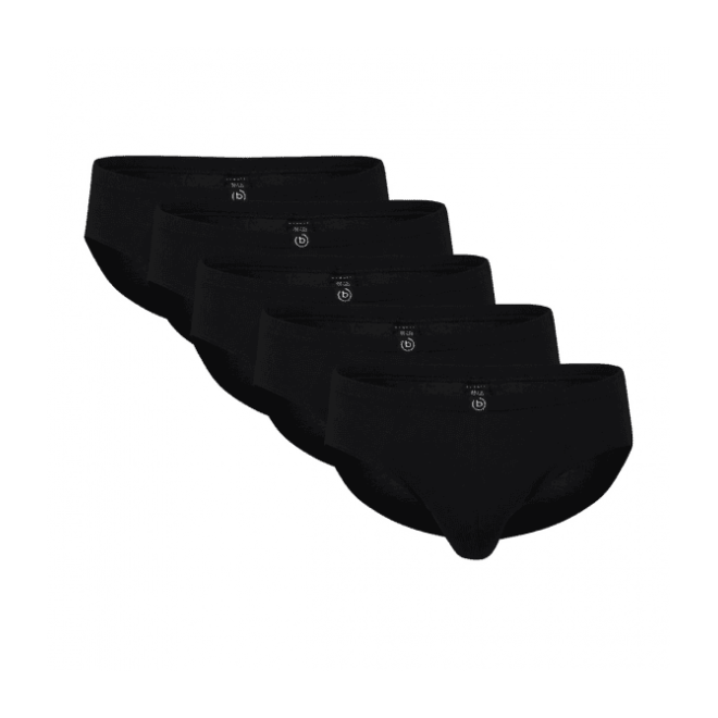 Комплект из 5 мужских трусов-плавок Bugatti черные 050149/0930