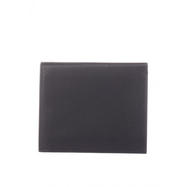 BUGATTI Мужской кожаный RFID кошелек Вертикальный кошелек Nome с клапаном 49160001 черный