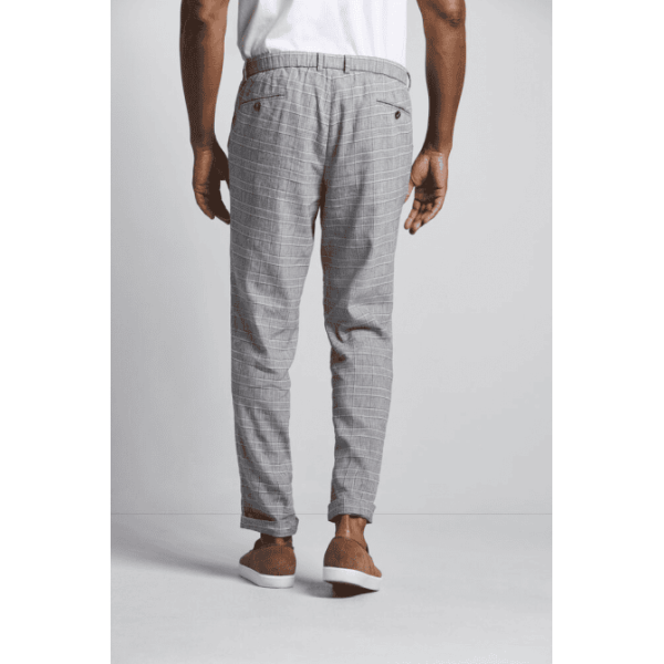 Bugatti Брюки-стрейч в серую клеточку суженного кроя 36215/350 1950