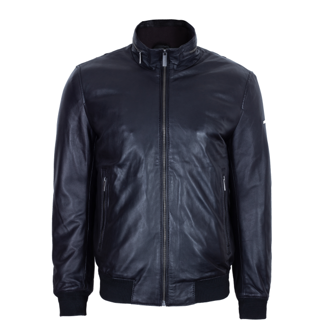 Мужская кожаная куртка Bugatti, 225/032 black