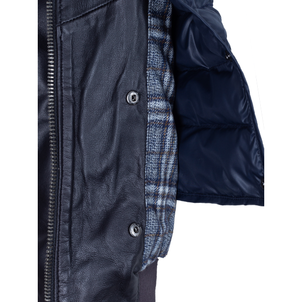 Мужская кожаная куртка Bugatti, 225/032 black