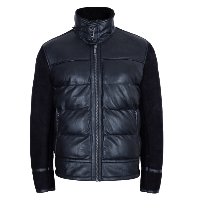 Мужская кожаная куртка Bugatti, 225/069 black
