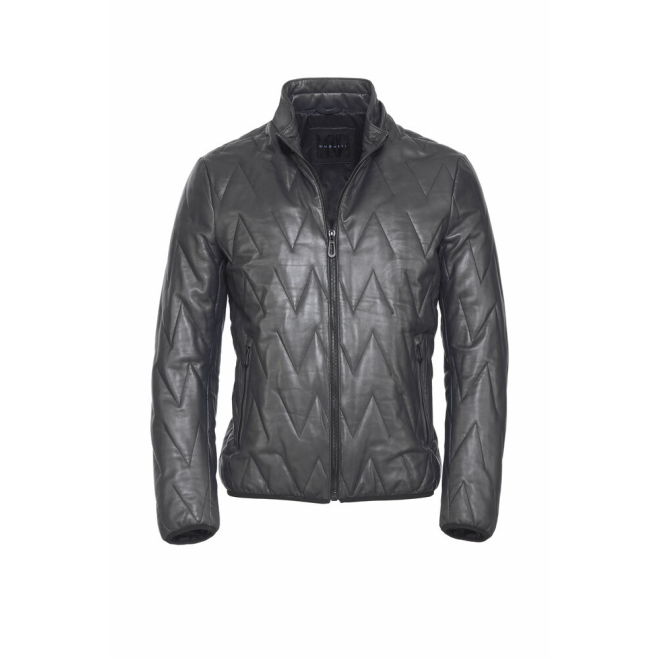 Мужская кожаная куртка Bugatti, 224/082 graphit