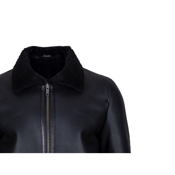 Мужская кожаная дублянка Bugatti, 224/050  black