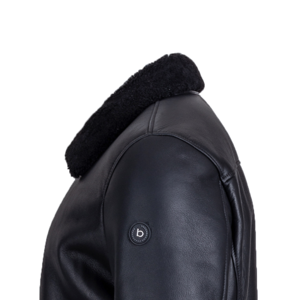 Мужская кожаная дублянка Bugatti, 224/050  black
