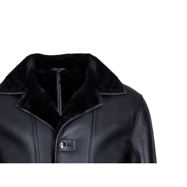 Мужская кожаная дублянка Bugatti, 224/091 black