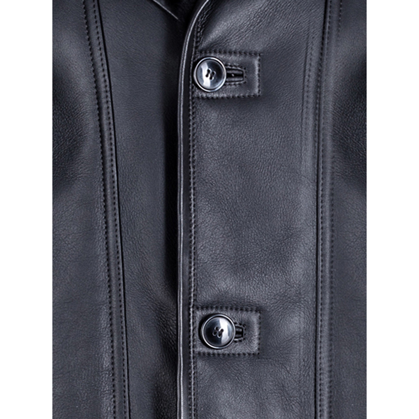 Мужская кожаная дублянка Bugatti, 224/091 black