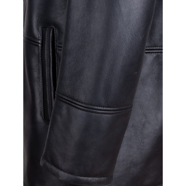 Мужская кожаная дублянка Bugatti, 224/091 black