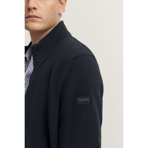 Мужской джемпер длинный замок Bugatti 95512/390 7600