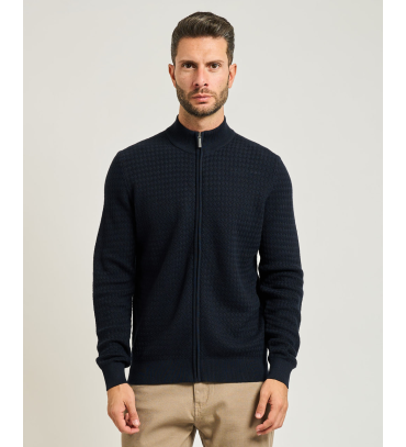 Мужской джемпер длинный замок Bugatti 85524D/390 7600 Мужской джемпер длинный замок Bugatti 85524D/390 7600