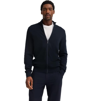 Мужской джемпер длинный замок Bugatti 95512/390 7600 Мужской джемпер длинный замок Bugatti 95512/390 7600