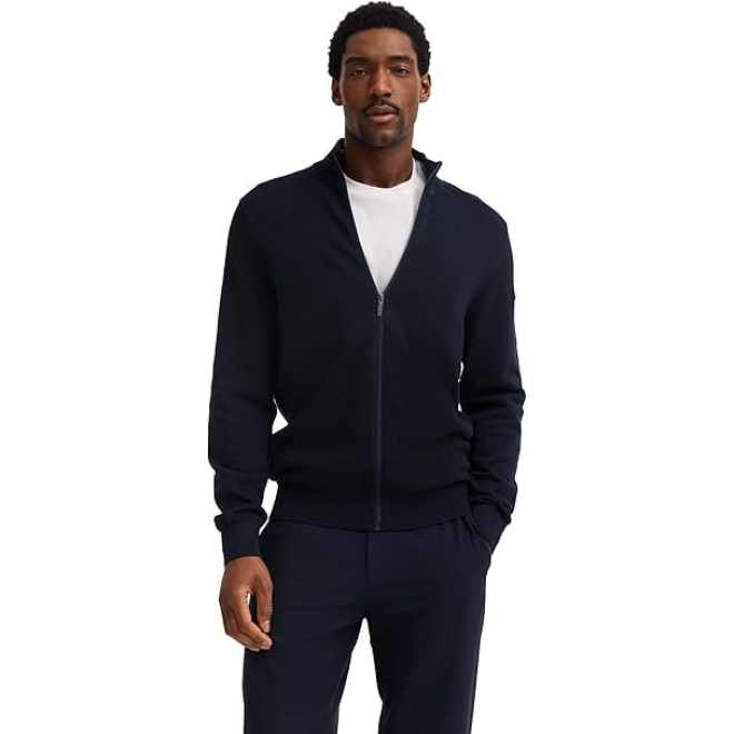 Мужской джемпер длинный замок Bugatti 95512/390 7600